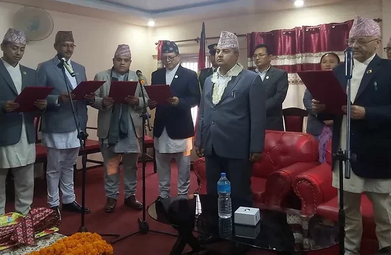 बागमती प्रदेशमा नवनियुक्त मन्त्रीले लिए शपथ
