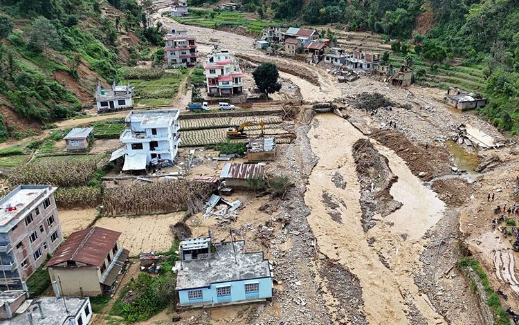 बढीपहिरोबाट काभ्रेमा ४२ करोड बढीको क्षति