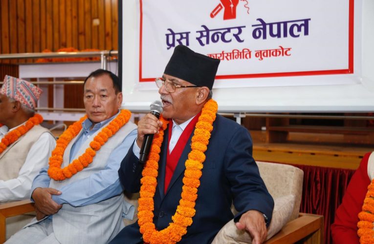 भाडाका २/४ सय मान्छेले व्यवस्था परिवर्तन गर्दैन : अध्यक्ष प्रचण्ड