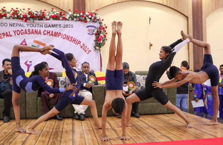 इन्डो–नेपाल योगासन च्याम्पियनसिपमा नेपालले जित्यो सात स्वर्ण
