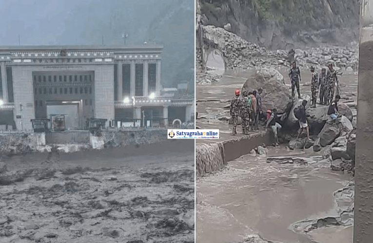 अपडेट- रसुवाको भोटेकोशी बाढी पहिरोमा फसेका ५७ जनाको उद्धार