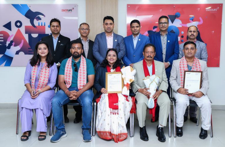आइएमई लाइफ इन्स्योरेन्सको पहिलो एभरेष्ट क्लब विजेता घिमिरे सम्मानित