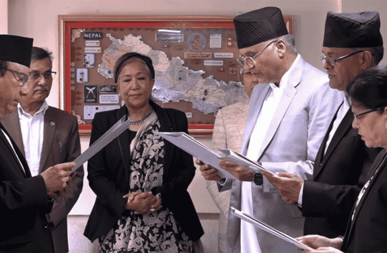 सर्वोच्चका नवनियुक्त तीन न्यायाधीशले लिए शपथ
