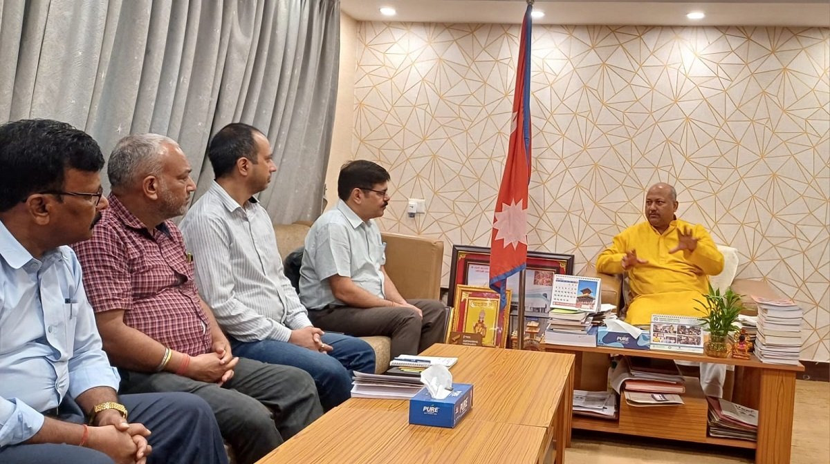 मधेसका मुख्यमन्त्री सिंहसँग भारतको जल शक्ति मन्त्रालयको प्रतिनिधिमण्डलले गरे भेट