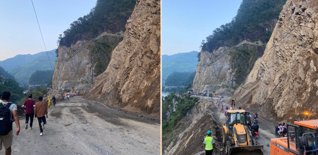 मुग्लिन नारायणगढ सडक दुईतर्फी सञ्चालनमा
