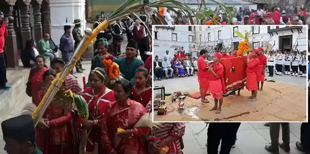 आज घर घरमा फूलपाती भित्र्याइँदै