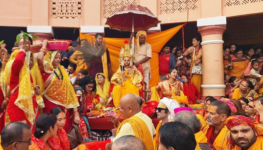 विवाहपञ्चमी महोत्सव, आज जानकीको टकोर, भोलि विवाह