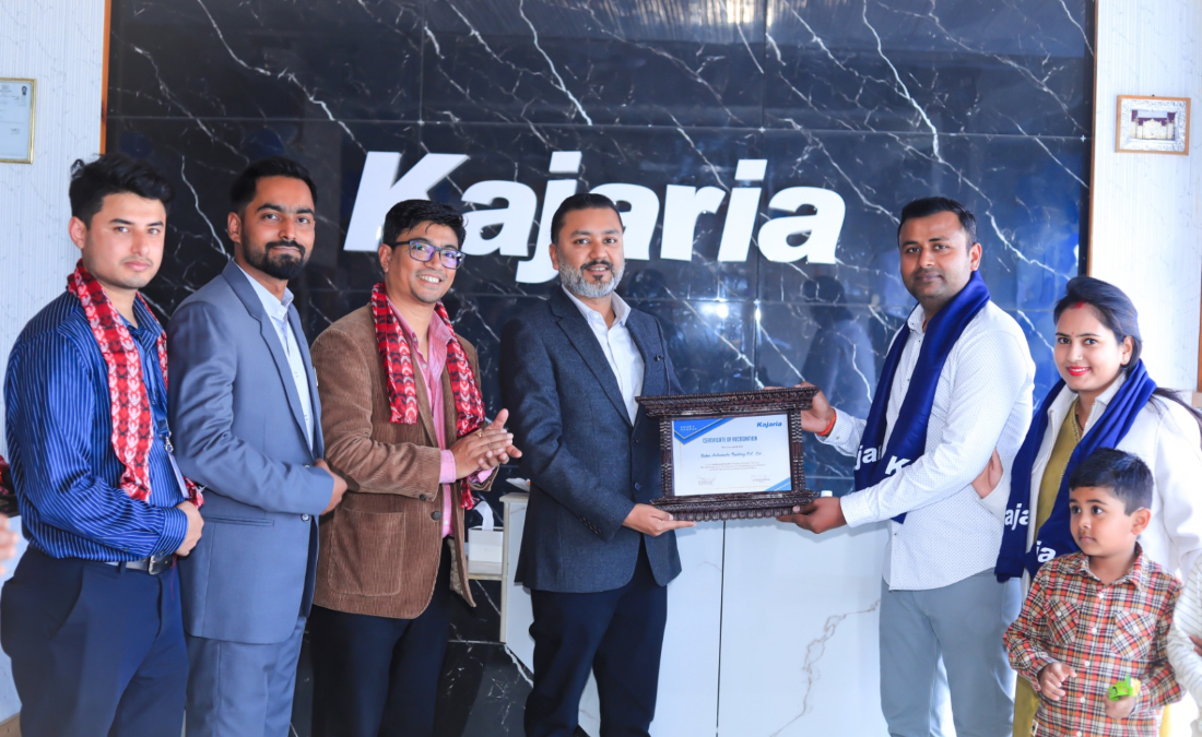 कजारियाको एक्सक्लुसिभ शोरुम जनकपुरमा