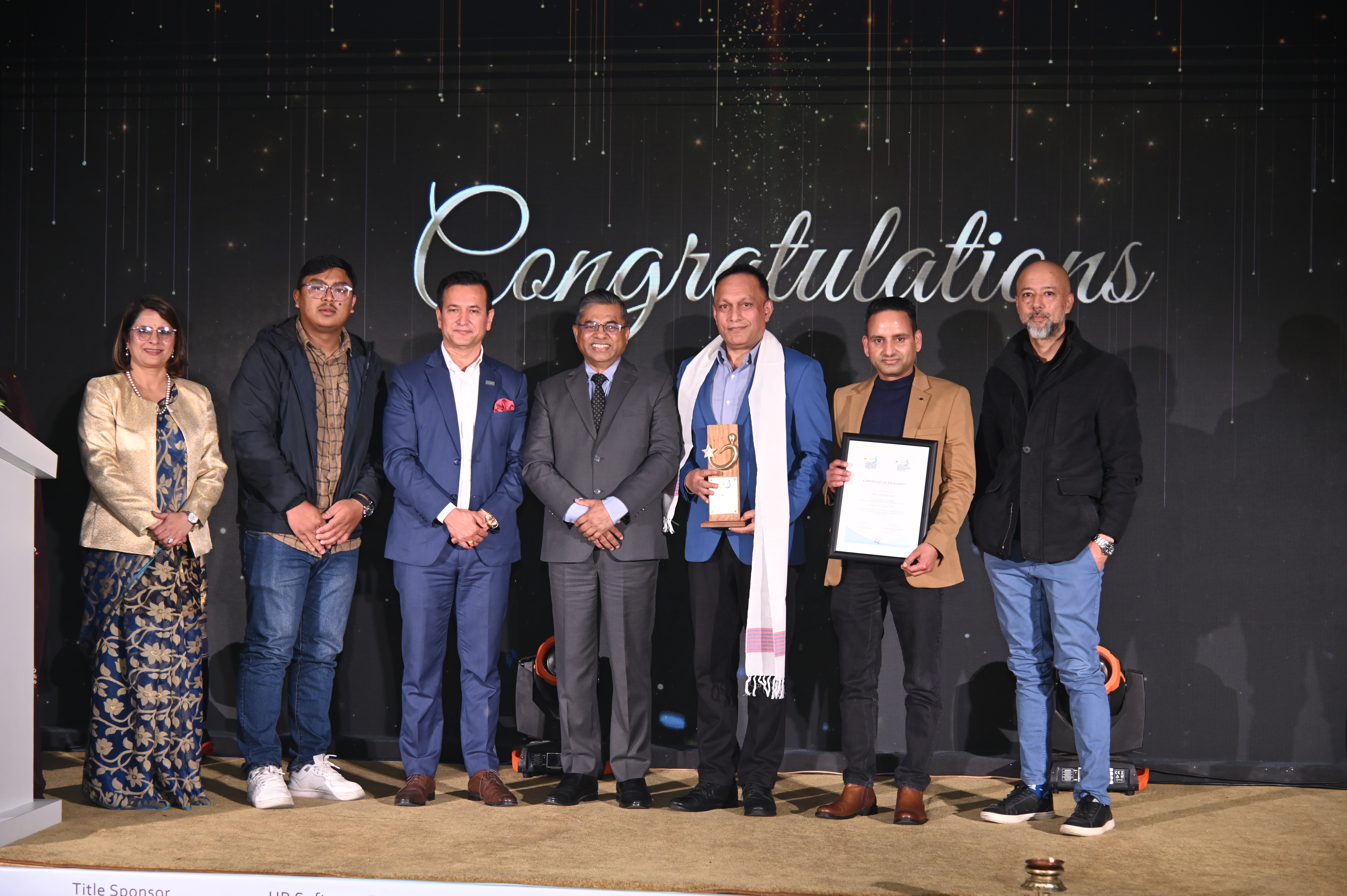 आइ.सि.एफ.सि. फाइनान्स कर्पोरेट एक्सिलेन्स अवार्ड २०२५ बाट सम्मानित