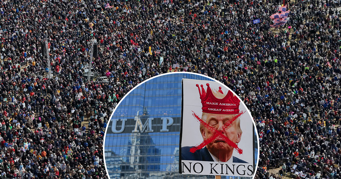 अमेरिकाभर ट्रम्पविरुद्ध ‘नो किंग्स’ र्‍याली , ५० वटै राज्यमा उत्रिए लाखौँ प्रदर्शनकारी