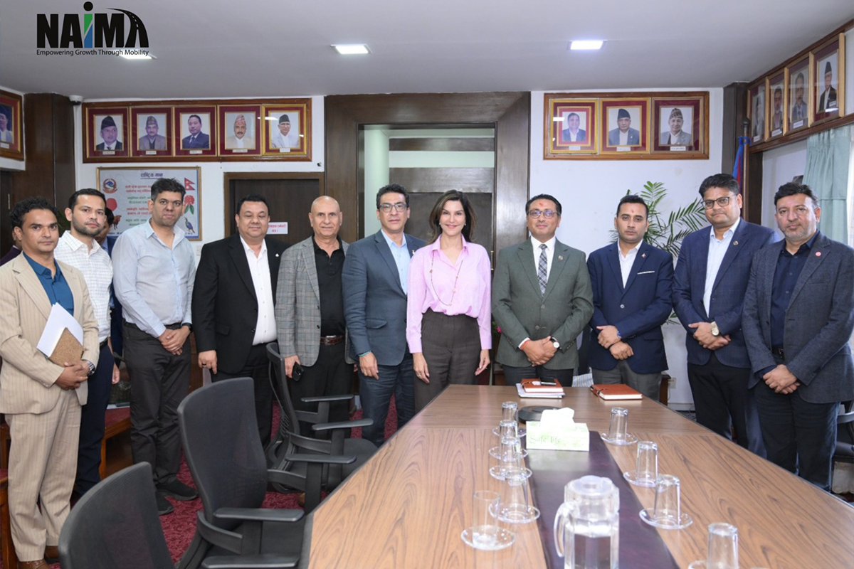 नाइमाको अर्थमन्त्रीसँग भेट, अटोमोबाइल क्षेत्रका नीतिगत सुधार प्रस्ताव