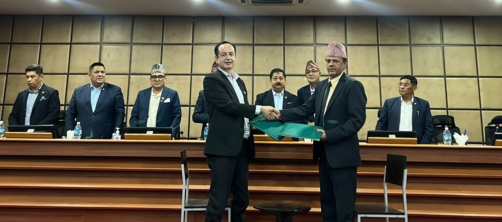 कामना सेवा विकास बैंक र उद्योग वाणिज्य महासंघबीच सम्झौता