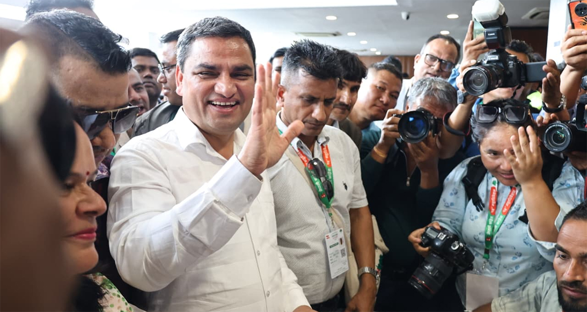 कांग्रेसलाई एकताबद्ध र गतिशील बनाउने नवनिर्वाचित महामन्त्री पौडेलको प्रतिबद्धता